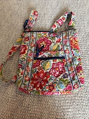 Vera Bradley Floral Quilted Crossbody - Pink Multi
